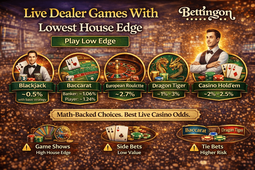 Live Dealer Games With Lowest House Edge image